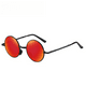 thumbnail image 5 of Gafas de sol de metal polarizadas, gafas de sol de montura redonda de moda para hombres y mujeres, gafas reales plegables, 5 of 5