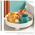 thumbnail image 2 of 2 pcs Cartoon Mouthwash Cup Kids Cute Toothbrush Cup Plastic Cute Mouthwash Cup, 2 of 4