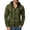 (NEW25)Army Green, variant on Men's Zip Up Hoodie Lightweight Athletic Track Jacket Cool Casual Slim Fit Daily Wear for Gym Running,Sports Training