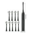 thumbnail image 3 of Byujiro Electric Toothbrush with 10 Brush Heads 6 Cleaning Modes Upgraded Toothbrush Longer Life Faster Charging, 3 of 8
