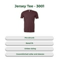 thumbnail image 2 of BELLA + CANVAS CVC Jersey Tee for Men, Eco-friendly Cotton/Poly Blank Shirt, Single Pack, Heather Maroon, 3XL, 2 of 4