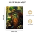 thumbnail image 2 of Nawypu Irish Leprechaun Drinking Beer Canvas Wall Art St Patrick's Day Painting Canvas Aesthetic Wall Art Living Room Bedroom Picture Artwork, 2 of 5