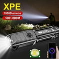 thumbnail image 3 of PENGXIANG Rechargeable 990000LM LED Flashlight Tactical Police Super Bright Torch Zoomable（1 Pcs）, 3 of 7