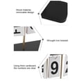 thumbnail image 6 of Yajisi Eco‑Friendly Flip‑Day Desk Calendar – Premium Wood & Iron, 7.09”×8.66”, 3.94” High, 0.66 lb, Black, Multifunctional Home & Office Decor, 6 of 8
