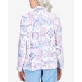 thumbnail image 5 of Alfred Dunner Womens Petite Cozy Plush Medallion Jacket, 5 of 6