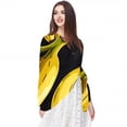 thumbnail image 5 of Banana Light and Breathable Chiffon Yarn Silk Scarf - Translucent 180*73 Size for Women, 5 of 6