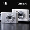 thumbnail image 3 of Cámara Digital 4K Fotografía HD Viajes Selfie Camara 2.4 Pulgadas Selfie Mini Retro Cam Rosa, 3 of 5