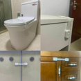 thumbnail image 4 of Bloqueo de seguridad para ventanas para niños, cerradura para armario de bebé, 8 piezas de bloqueo de seguridad para cajones para bebés, cerraduras y pestillos para armarios, seguridad para, 4 of 5