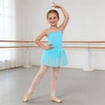 thumbnail image 2 of SGMVNU Toddler Girls Dresses Dance Ballet Tutu Leotard Ballerina Outfit Girls Dress 5t Pink Long Sleeve Gymnastics Dress(Size 4-5 Years,3-Blue), 2 of 9