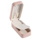 thumbnail image 1 of Qarigey Caja de joyería Cajas lisas de cuero Estuche clásico exquisito Maquillaje Organizador de cosméticos DIY para anillos Barras de labios Ropa, zapatos y accesorios Miscelánea Rosa Qarigey AP016746-02, 1 of 6