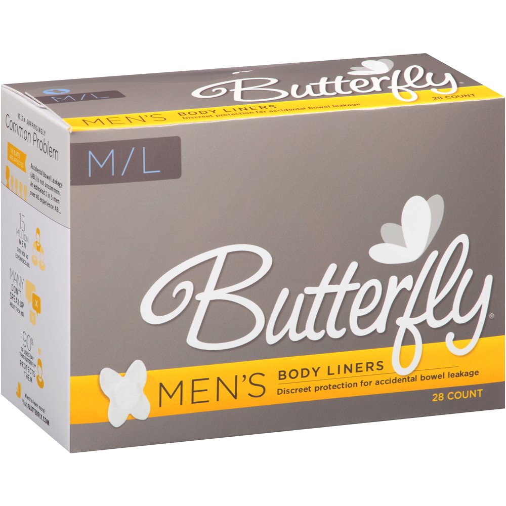 Butterfly Men's Body Liners, Medium/Large, 28 count