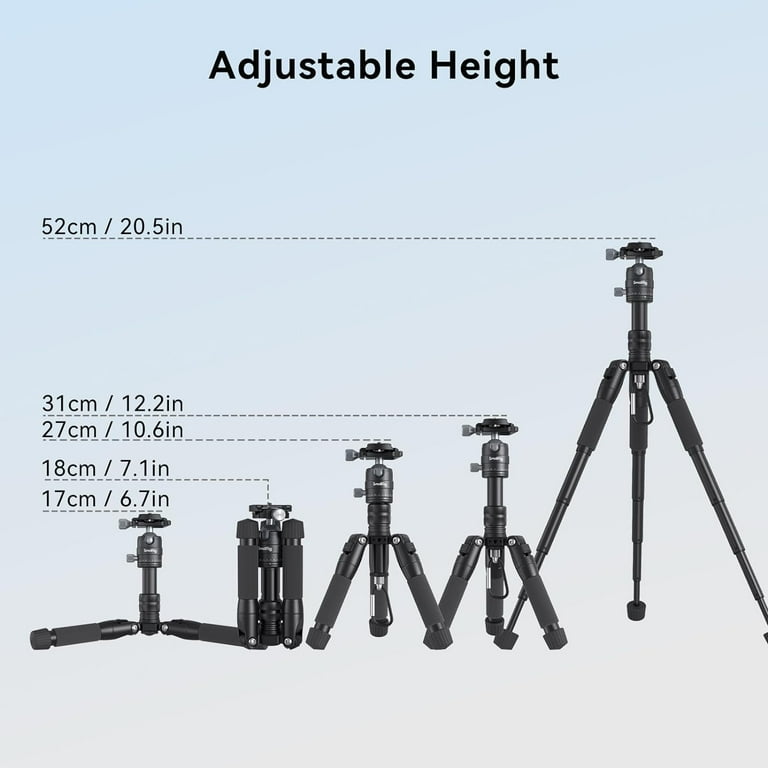 Smallrig T-10 Aluminum Travel Tripod SMALLRIG Aluminium Mini
