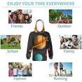 thumbnail image 5 of KLL Unisex Kids Boys Girls Hooded Pocket Pullover Hoodies-Solar System Paper Art, 5 of 5