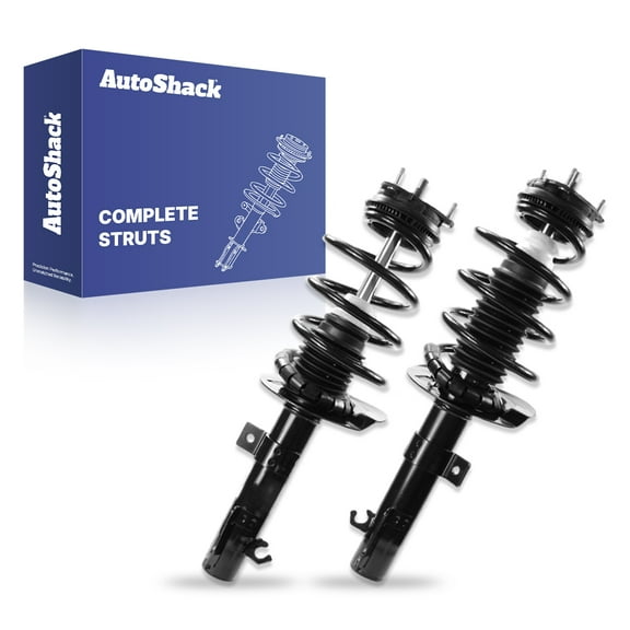 AutoShack Front Complete Strut & Coil Spring | Replacement for 2008-2011 Ford Focus | 2-PC