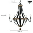 thumbnail image 2 of Millennium Lighting - Ellijay - 5 Light Chandelier-33.5 Inches Tall and 28, 2 of 4
