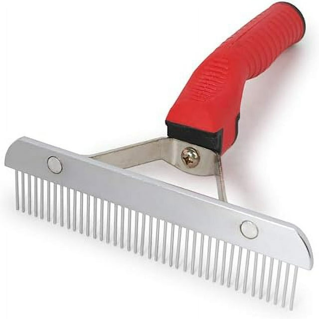 Pet Dog Grooming Extra Large Rake Comb Dematting Tool Beauty Comb for Medium Dogs German Shepherd Golden Retriever Husky