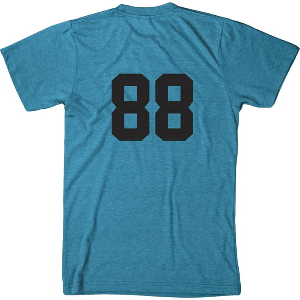 Trunk Candy - Standard Black Jersey Number 88 Men's Modern Fit T-Shirt ...