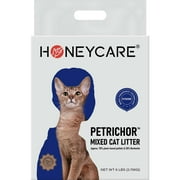 HONEY CARE Petrichor Mix Cat Litter I Tofu Cat Litter I Nature Plant-Based Pellets and Bentonite Sustainable Cat Litter I Low-Dust Qucik Clumping Superior Odor Control, 6 Lbs C9
