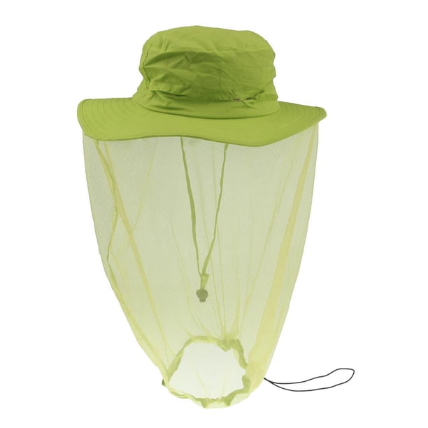 Protector de Cuello de Mascarilla Sombrero de Malla Perfecl Color Verde