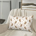 thumbnail image 5 of Sikiie Fall Squirrel Print Plush Pillow Cover, Wrinkle-proof and Stain-resistant Pillow Protector without Pillow Core, Home Decoration-20"x30", 5 of 6