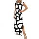 thumbnail image 2 of TaTaai Women's Fashion Solid Color Round Neck Sleeveless Knee Length Dress Casual Loose Waist Design with Side Pockets Soft Breathable Material for Spring Summer Daily Outings Gift, 2 of 6