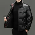 thumbnail image 4 of Ropa de diseñador para hombre, chaqueta impermeable para hombre, cuello alto, chaqueta de plumón ligera para hombre, abrigos de invierno con relleno de plumón de pato para hombre, 4 of 5