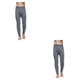 thumbnail image 2 of Guardurnaity Ropa interior térmica para hombre, pantalones de Color sólido, suaves, cómodos, Otoño Invierno, mallas largas, parte inferior para Gris oscuro METRO 2piezas, 2 of 6