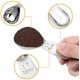 thumbnail image 4 of Juego De 2 Cucharaditas De Café, 1 Cda. Sopa (15 Ml) Y 2 Cdas. Sopa (30 Ml) Cucharadas Medida De Acero Inoxidable Para Café, Té, Azúcar, Harina. Afortunado Sencillez, 4 of 5