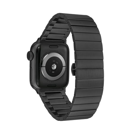 WITHit - Single Link Band for Apple Watch 42mm, 44mm and Series 7, 45mm - Space Gray