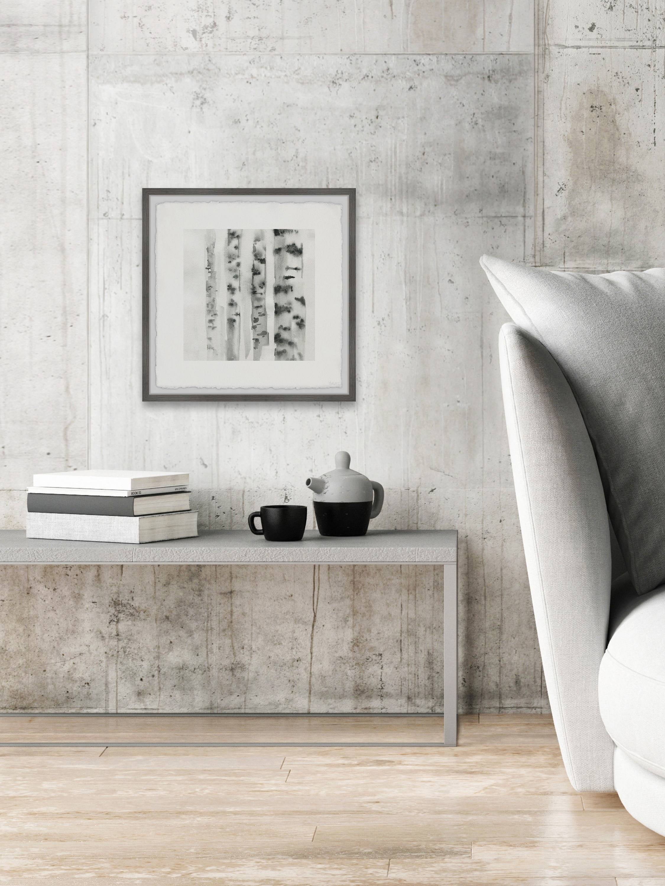 Parvez Taj Branches Marks Framed Wall Art