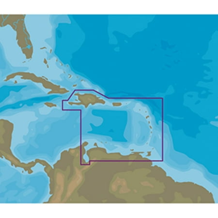 - C-MAP NT+ NA-C510 Eastern Caribbean Sea - C-Card Format