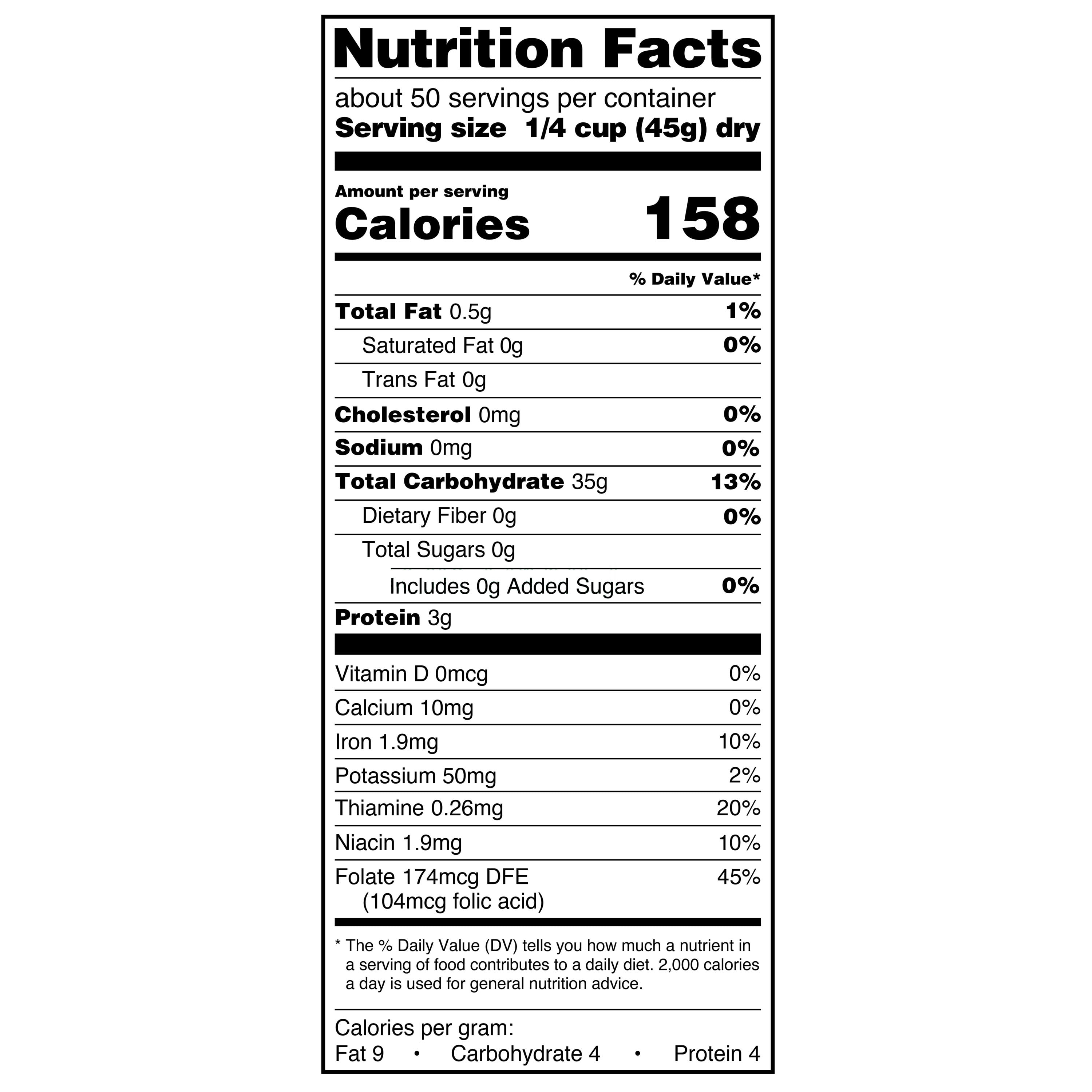 Great Value Medium Grain Enriched Rice, 5 lb