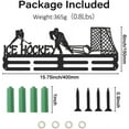 thumbnail image 3 of 1Set Ice Hockey Medal Display Hanger Ice Hockey Medal Holder with 8 Lines Sturdy Steel Award Display Holders for Ribbon Lanyard Medals Wall Mounted Medal Display, 3 of 9