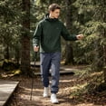 thumbnail image 6 of Mens Cargo Pants Casual Lightweight Elastic Waist Joggers Drawstring Baggy Comfy Workout Hiking Pants Multi Pockets Gray XL, 6 of 9