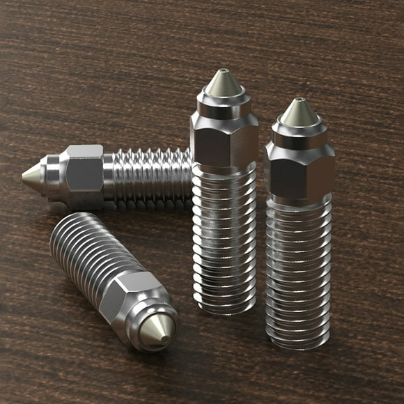 Creality 3D 3D printer accessories: Nozzle kit,K1 / K1 Max 3d Printer Copper Nozzle And Smooth Suitable MaxNozzle Smooth Suitable K1 Material Heat-resistant And Suitable K1 / Nozzle Kit 4pcs