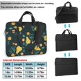 thumbnail image 6 of YFYANG 14 inch Universal Laptop Bag Oxford Cloth Laptop Sleeve, Multi-functional Vintage Berry Fruit Graffiti Notebook Computer Messenger Bag Handbag, 6 of 8