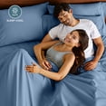 thumbnail image 4 of Bare Home Pillowcase Set - Premium 1800 Collection - Double Brushed - Ultra Soft - King Size, Coronet Blue, 2 Count, 4 of 8