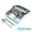 Blue, variant on Stainless Steel Lunch Box, 40oz Bento Box Metal Food Storage Container, Portable & Leak-Proof Meal Prep Container with 3 Compartment
