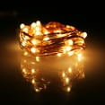 thumbnail image 2 of Perfect Holiday 20 Warm White LED Wire Copper String Light, 7ft Length, for Christmas, Indoor, Wedding, 2 of 5