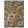 thumbnail image 2 of Rugsotic Carpets Hand Tufted Wool Eco-Friendly 4'x6' Area Rugs Rectangle Green Floral Modern High Pile Thick Handmade Anti Skid Indoor Rug for Living Room, Bedroom K00903, 2 of 5