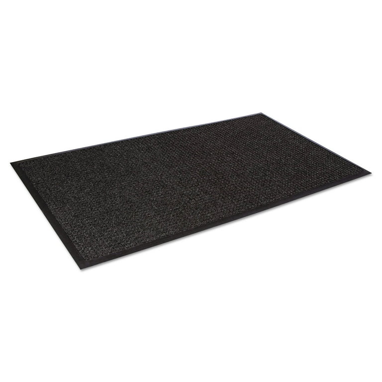 Super-Soaker Wiper Mat with Gripper Bottom, Polypropylene, 46 x 72, Charcoal Super-Soaker Wiper Mat with Gripper Bottom, Polypropylene, 46 x 72, Charcoal