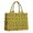 Green Sunflower Leaf, variant on Large Capacity Tote Bag,Green Sunflower Leaf Pattern Handbag Fashion Luxury Tote Bag,15.7"x13"x 5.1" Inches,Laptop Compatible