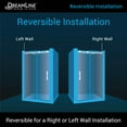 thumbnail image 4 of DreamLine Enigma-XT 44-48 in. W x 76 in. H Fully Frameless Sliding Shower Door in Tuxedo Finish, 4 of 13
