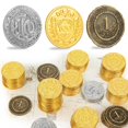 thumbnail image 1 of 50 fichas de metal DND Coins Byhoo, 1,2 cm, oro, plata y cobre, 1 of 6