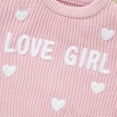 thumbnail image 5 of Gpaecead 6M-3T Toddler Baby Girls Toddler Knit Sweater Cute Round Neck Long Sleeve Pullover Sweatshirt Warm Kids Tops Pink, 5 of 6