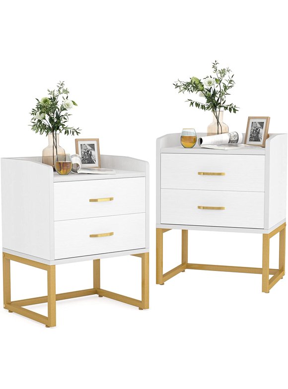 Gold Nightstands in Nightstands