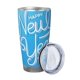 thumbnail image 2 of Feliz Año Nuevo 2025 Vaso de acero inoxidable de 20 oz Taza de café de viaje Taza térmica portátil con tapas, 2 of 7