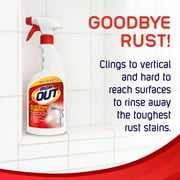 Iron OUT Rust Stain Remover Spray Gel, Remove Rust Stains in Bathrooms, Kitchens, Laundry, and Outdoors, 16 fl oz Bottle