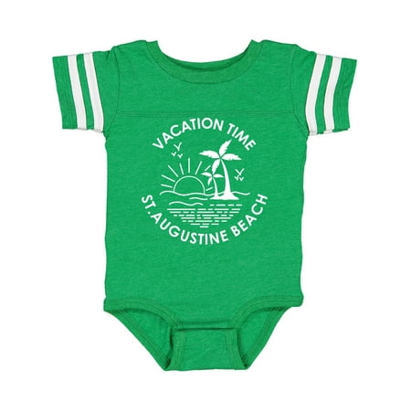 

Inktastic Vacation Time in St Augustine Beach Gift Baby Boy or Baby Girl Bodysuit