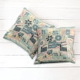 thumbnail image 6 of Ambesonne Cinema Lover Throw Pillow Cover 2 Pack, Movie Themed Modern, 18", Almond Green Blush Peach, 6 of 7
